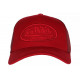 Casquette Von Dutch Rouge Filet Baseball Custom Lof CASQUETTES VON DUTCH