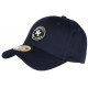 Casquette NY Bleu Marine Ecusson Noir Classe Baseball Major CASQUETTES Hip Hop Honour