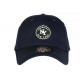 Casquette NY Bleu Marine Ecusson Noir Classe Baseball Major CASQUETTES Hip Hop Honour