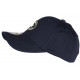 Casquette NY Bleu Marine Ecusson Noir Classe Baseball Major CASQUETTES Hip Hop Honour