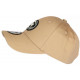 Casquette NY Beige Ecusson Noir Classe Baseball Major CASQUETTES Hip Hop Honour