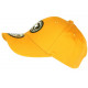 Casquette NY Jaune Ecusson Noir Classe Baseball Major CASQUETTES Hip Hop Honour