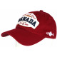 Casquette Canada Rouge et Bleue Tendance Baseball CASQUETTES Nyls Création