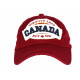 Casquette Canada Rouge et Bleue Tendance Baseball CASQUETTES Nyls Création