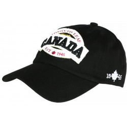 Casquette Canada Noire Tendance et Vintage Baseball CASQUETTES Nyls Création