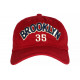 Casquette Brooklyn Rouge et Bleue World Vintage Baseball CASQUETTES Nyls Création