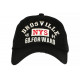 Casquette Brosville Noire et Blanche NY Vintage Baseball CASQUETTES Nyls Création