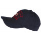 Casquette Brosville Bleue et Rouge NY Vintage Baseball CASQUETTES Nyls Création