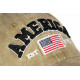 Casquette America Beige Drapeau USA Vintage Baseball CASQUETTES Nyls Création