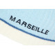 Bonnet Marseille Bleu Provence et Blanc en Laine BONNETS Nyls Création