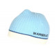 Bonnet Marseille Bleu Provence et Blanc en Laine BONNETS Nyls Création