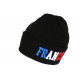 Bonnet France Bleu Blanc Rouge Laine Noire Tendance BONNETS Nyls Création