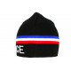 Bonnet France Bleu Blanc Rouge Drapeau Tricolore en Laine Noire BONNETS Nyls Création