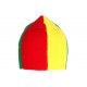 Bonnet Jaune Vert Rouge Etoile Rasta Fashion Jamaique BONNETS Nyls Création