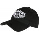 Casquette Route 66 Noire Aigle Blanc Baseball Biker CASQUETTES Nyls Création