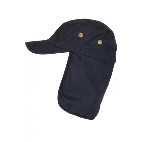 Casquette Protege Nuque Bleue en Coton Saharienne Nedeyv CASQUETTES Nyls Création