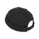 Bonnet Docker Noir en Coton Homme et Femme Mode Hodok BONNETS Nyls Création