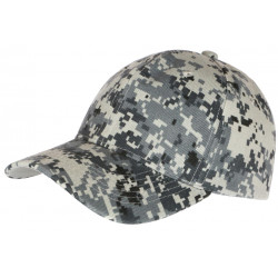 Casquette Camouflage Grise Militaire Chasse Baseball Raky CASQUETTES Nyls Création