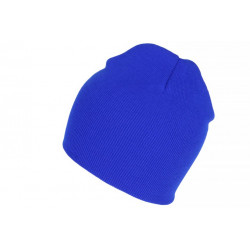 Bonnet Bleu Vif Court en Laine Classe et Original Fylik BONNETS Nyls Création