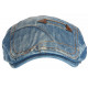 Casquette Plate Bleu Denim Beret Coton Fashion Weryk CASQUETTES Nyls Création