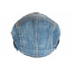 Casquette Plate Bleu Denim Beret Coton Fashion Weryk CASQUETTES Nyls Création