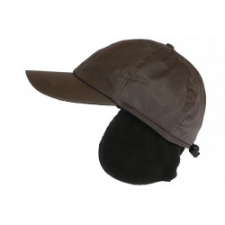 Casquette Cache Oreille Marron Rabat Bandeau Hiver Imperméable CASQUETTES Nyls Création