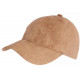 Casquette Daim Beige Classe Suedine Kalter Baseball CASQUETTES Nyls Création