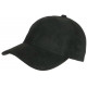 Casquette Daim Noire Classe Suedine Kalter Baseball CASQUETTES Nyls Création