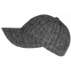 Casquette Baseball Laine Noire a Chevrons Tradition Britty CASQUETTES Nyls Création
