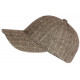 Casquette Baseball Laine Marron a Chevrons Tradition Britty CASQUETTES Nyls Création