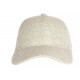 Casquette Baseball Laine Beige a Chevrons Tradition Britty CASQUETTES Nyls Création