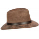 Chapeau Cuir Marron Traveller Classe Kodiak Aussie Apparel CHAPEAUX Aussie Apparel