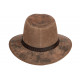 Chapeau Cuir Marron Traveller Classe Kodiak Aussie Apparel CHAPEAUX Aussie Apparel