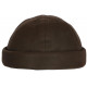 Bonnet Docker Cuir Marron Biker Koyoon Aussie Apparel BONNETS Aussie Apparel