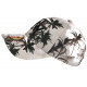 Casquette NY Grise et Blanche Palmier Exotique Sunrise Baseball CASQUETTES Hip Hop Honour