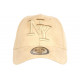 Casquette NY Daim Beige Classe et Tendance Visiere Baseball Utchy CASQUETTES Hip Hop Honour