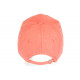 Casquette NY Daim Orange Corail Tendance Visiere Baseball Utchy CASQUETTES Hip Hop Honour