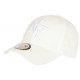 Casquette NY Daim Blanche Classe Tendance Visiere Baseball Utchy CASQUETTES Hip Hop Honour