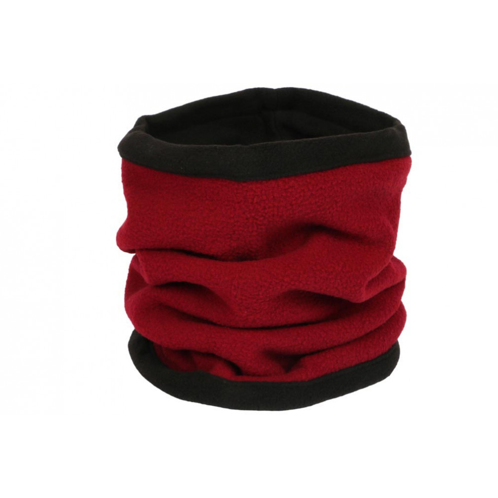 Bonnet tube noir en polaire mode, bonnet snood homme femme livré 48h!