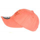 Casquette NY Daim Orange Corail Tendance Visiere Baseball Utchy CASQUETTES Hip Hop Honour