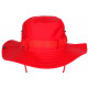 Chapeau Bob safari Rouge Vif Tendance en Coton Azzy Bob Safari Nyls Création