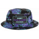 Chapeau Bob Plata o Plomo Violet et Noir Strass Streetwear Colombia BOB SKR