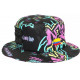 Chapeau Bob Plata o Plomo Rose Bleu et Noir Strass Streetwear Colombia BOB SKR