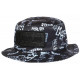 Chapeau Bob Plata o Plomo Noir et Blanc Strass Streetwear Colombia BOB SKR