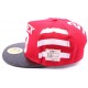 Casquette Snapback JBB Couture rouge enfant de 10 ans à 16 ans ANCIENNES COLLECTIONS divers