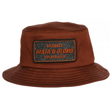 Chapeau Bob Plata o Plomo Marron Strass Colombia Streetwear Fashion BOB SKR