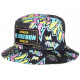 Chapeau Bob El Patron Bleu et Noir Strass Streetwear Colombia BOB SKR