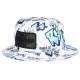 Chapeau Bob El Patron Blanc et Bleu Strass Streetwear Colombia BOB SKR