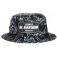 Chapeau Bob El Patron Noir et Blanc Strass Streetwear Colombia BOB SKR