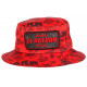 Chapeau Bob El Patron Rouge Noir Streetwear Strass Medellin BOB SKR